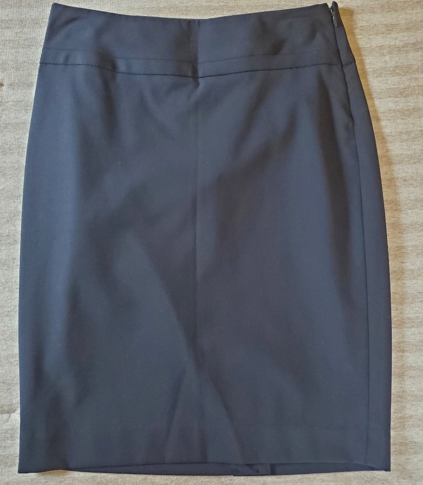 The Limited Navy High Waisted Pencil Skirt